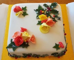 Helen Poole's beautiful Christmas Cake
